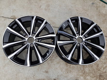 Laden Sie das Bild in den Galerie-Viewer, 1x Alufelge 18 Zoll 8.0&quot; 5x108 42ET Glanz Schwarz 32358646 Volvo S60 V60 V90