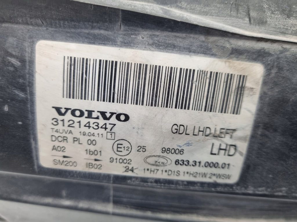 Frontscheinwerfer Volvo S80 II V70 III 31214347 Xenon Links Headlight