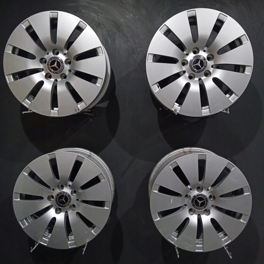 4x Alufelge 16 Zoll 6.5" 5x112 38ET A2054010100-ME Mercedes-Benz W205 Rim Wheel FEL6700234350kk