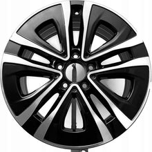 Load image into Gallery viewer, 1x Alufelge 17 Zoll 6.5&quot; 5x112 44ET Glanz Schwarz A1774012900 Mercedes-Benz