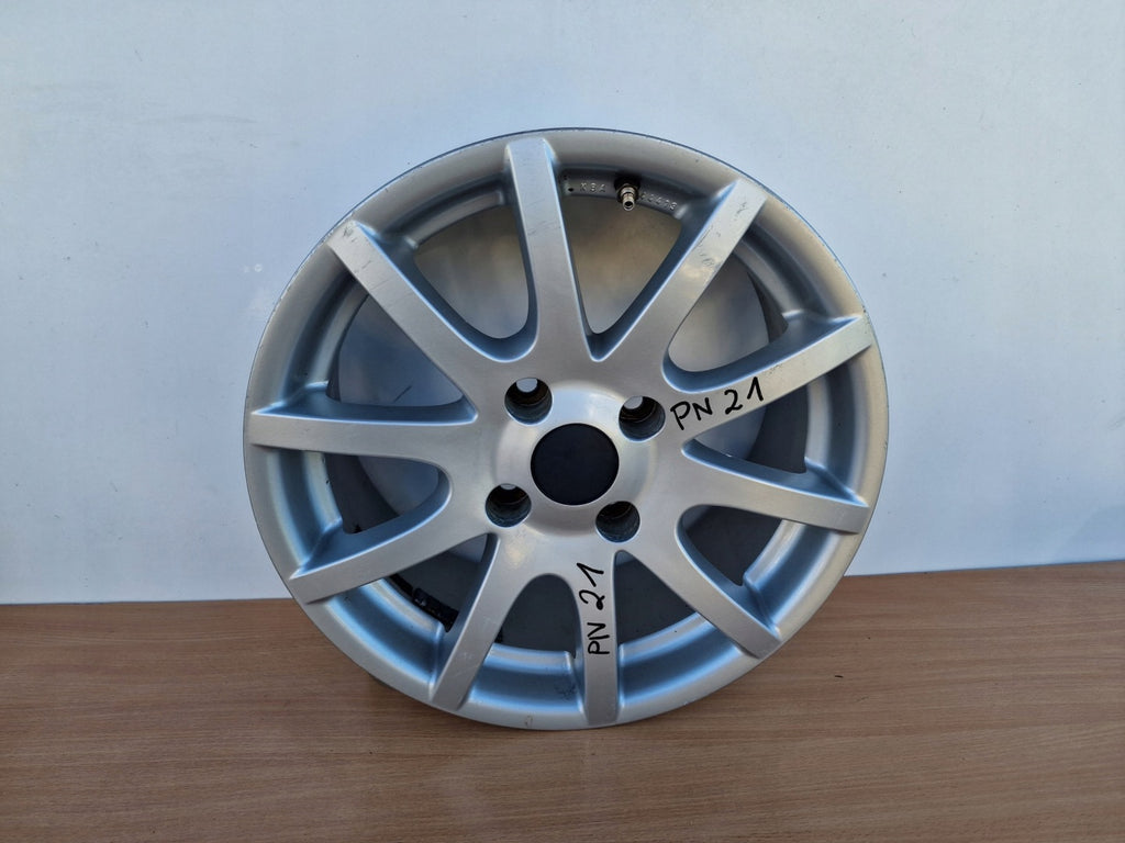 1x Alufelge 16 Zoll 7.0" 4x114.3 40ET Glanz Silber KE409-9F536 Nissan Almera FEL5144661633yx
