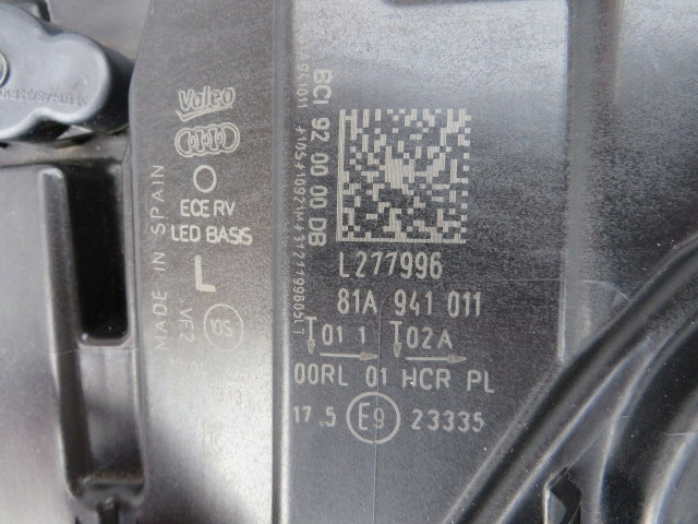 Frontscheinwerfer Audi Q2 81A941011 LED Links Scheinwerfer Headlight SCH3177044320yd