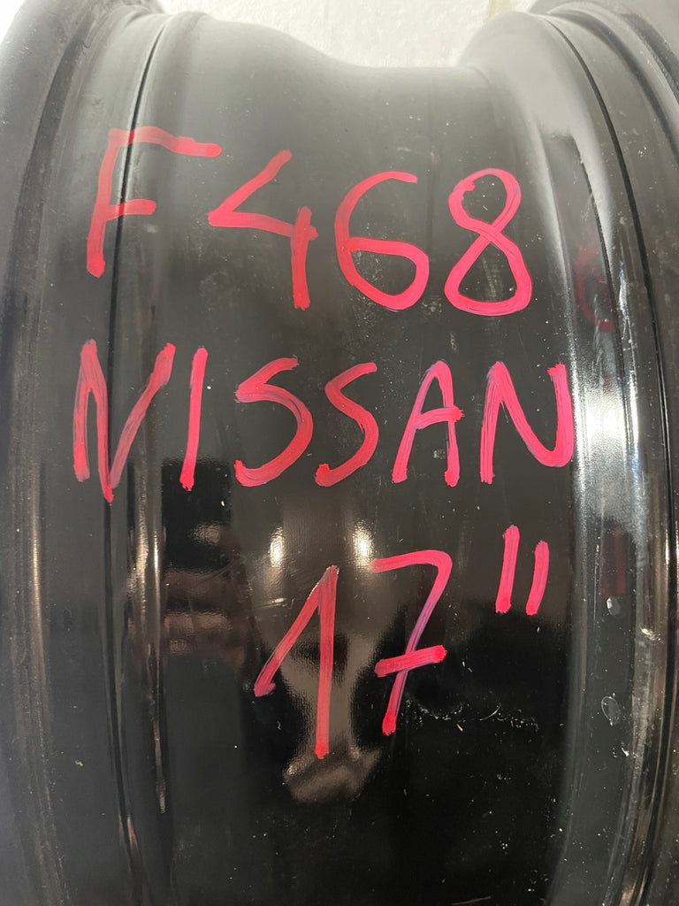 1x Alufelge 17 Zoll 6.5" 4x100 50ET Glanz Schwarz 40300-5FA5 Nissan Micra I K14 FEL6966353834fo