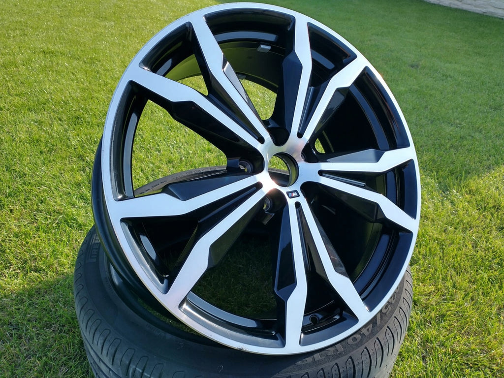 1x Alufelge 20 Zoll 8.0" 5x112 50ET Glanz Schwarz 8008622 BMW X2 F39 Rim Wheel FEL7401686604nk