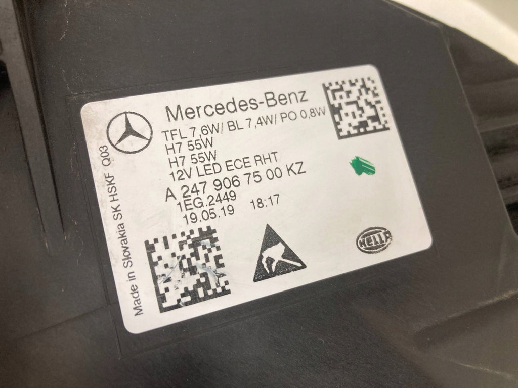 Frontscheinwerfer Mercedes-Benz W247 A2479067500 Links Scheinwerfer Headlight SCH5997869241hn