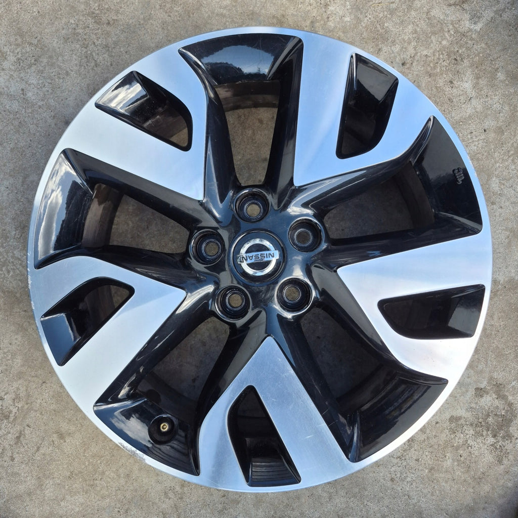 1x Alufelge 18 Zoll 7.0" 5x114.3 47ET Glanz Schwarz N80801 Nissan Juke Rim Wheel FEL5905251786sv