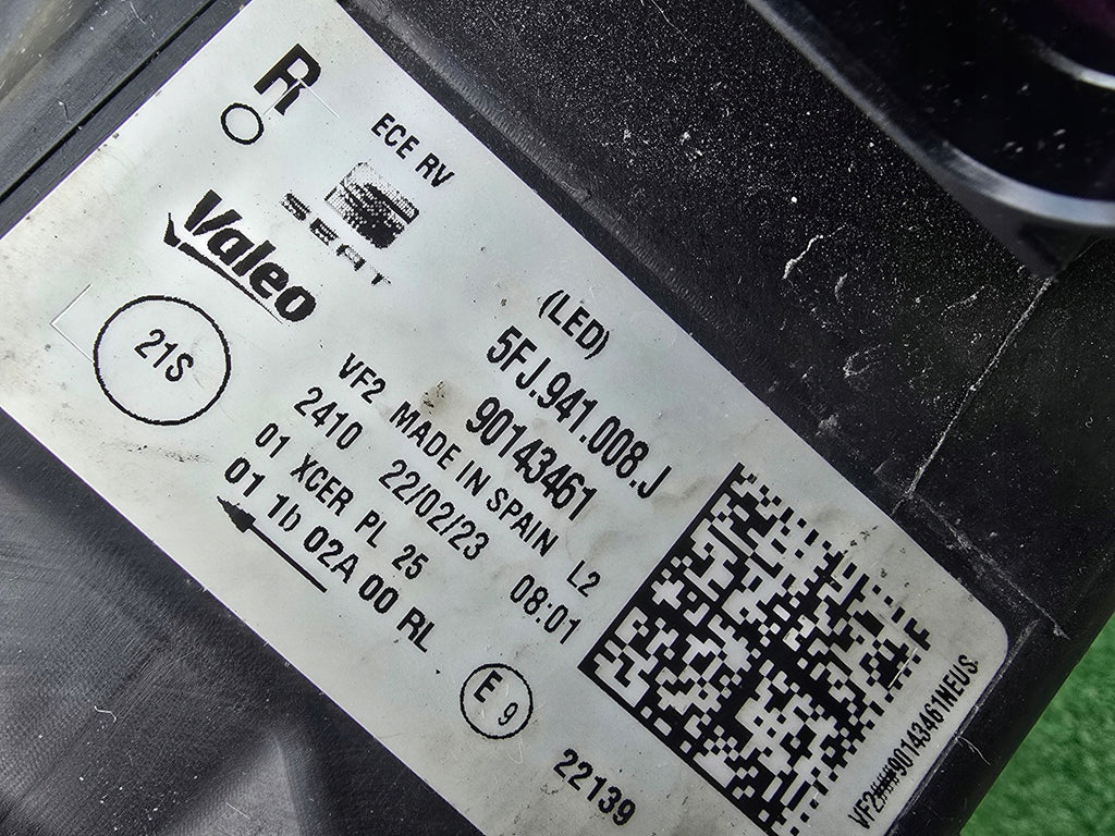 Frontscheinwerfer Seat Tarraco 5FJ941008J Full LED Rechts Scheinwerfer Headlight