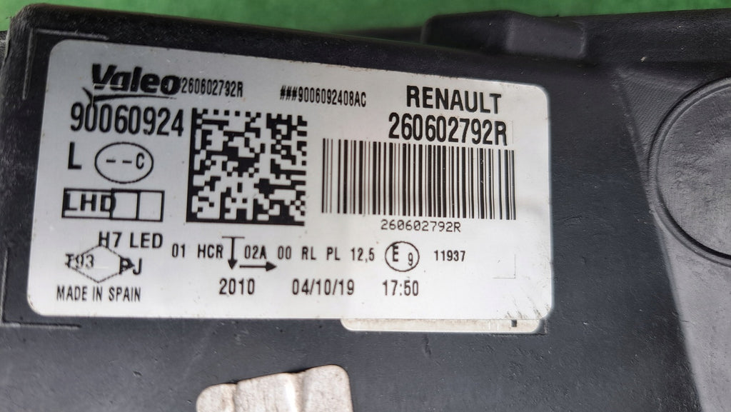 Frontscheinwerfer Renault Megane 260602792R LED Links Scheinwerfer Headlight