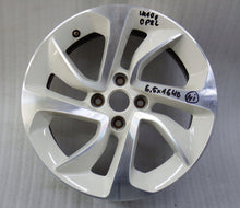 Load image into Gallery viewer, 1x Alufelge 16 Zoll 6.5" 4x100 40ET Glanz Weiß OP078 Opel Corsa E D Rim Wheel FEL4905711514sw