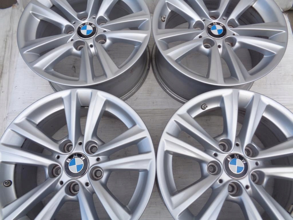 4x Alufelge 16 Zoll 7.5" 5x120 37ET Glanz Silber 6866304 BMW 3 4 Rim Wheel FEL8154654893kg