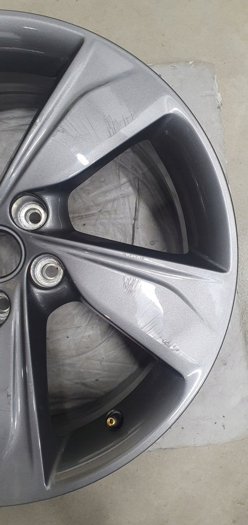 1x Alufelge 18 Zoll 7.5" 5x108 49ET Glanz Grau YP00180480 Opel Grandland X FEL5539046300vp