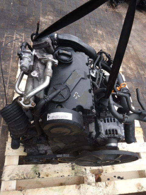 Motor Audi VW A4 B7 BKE 1.9 TDI 115PS 171TKm Diesel Engine Komplett MOT2822135087vi