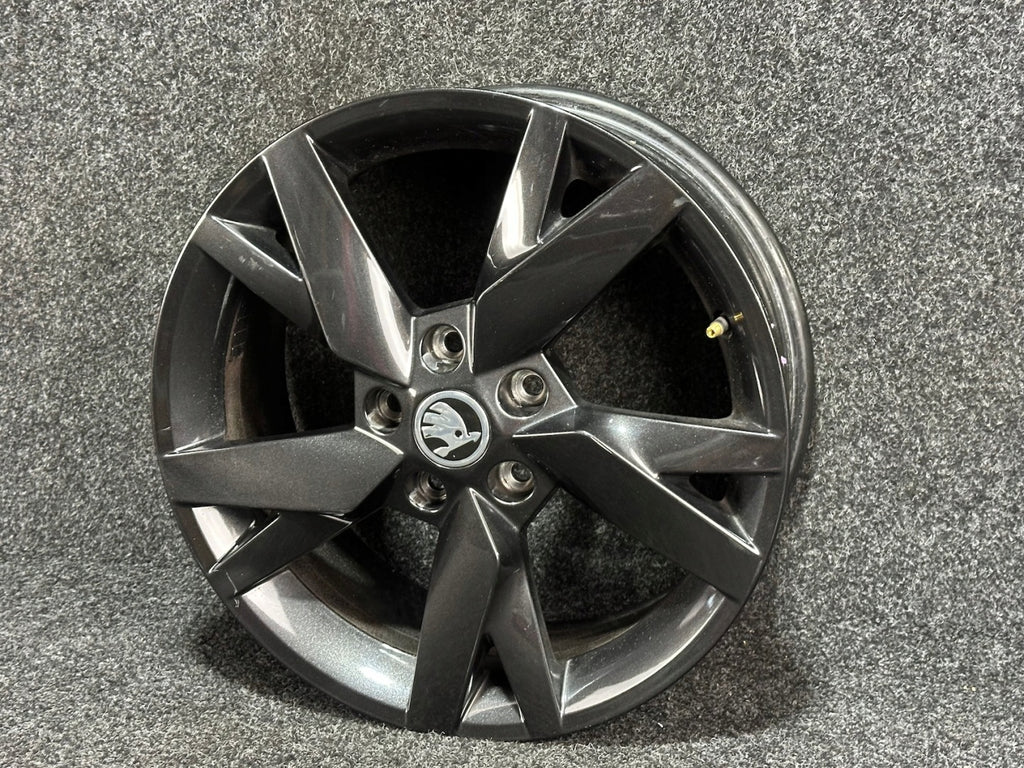 1x Alufelge 17 Zoll 6.5" 5x112 46ET Glanz Silber 5E3601025AC Skoda Octavia Iv FEL1009341898to