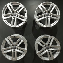 Laden Sie das Bild in den Galerie-Viewer, 4x Alufelge 17 Zoll 7.0" 5x112 42ET Glanz Silber 8W0601025P Audi A4 B8 Rim Wheel FEL7992240012yu