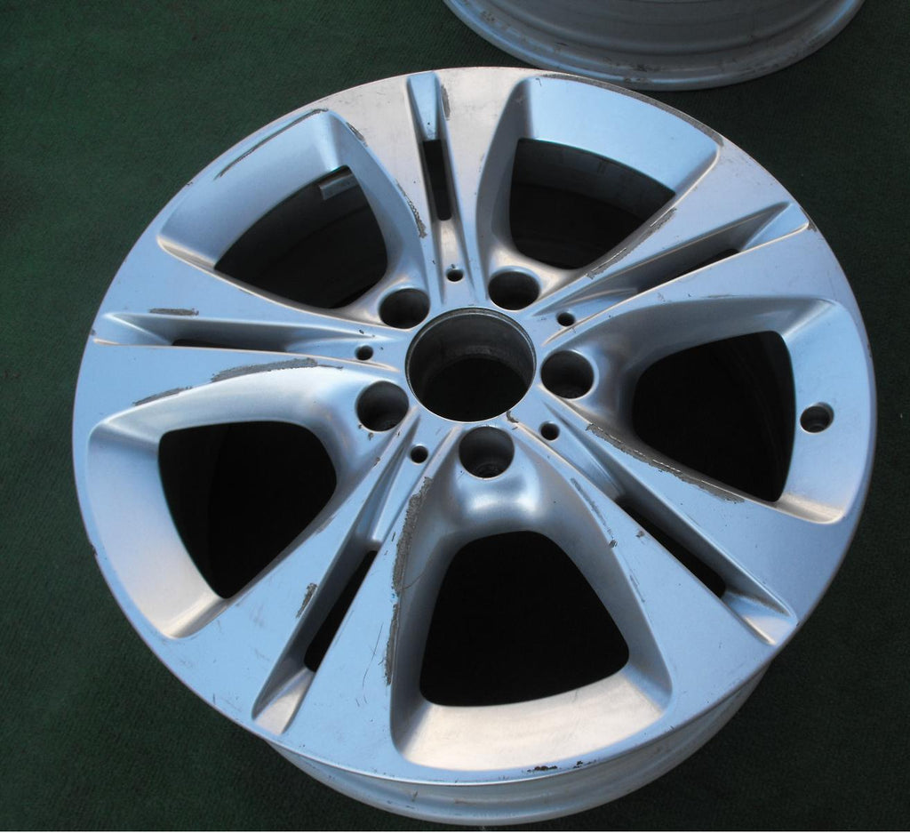 1x Alufelge 17 Zoll 7.0" 5x112 48ET Glanz Silber A2054014300 Mercedes-Benz