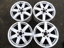 Load image into Gallery viewer, 4x Alufelge 17 Zoll 7.5" 5x112 56ET Glanz Silber A1644014502 Mercedes-Benz W164 FEL1248798895qu