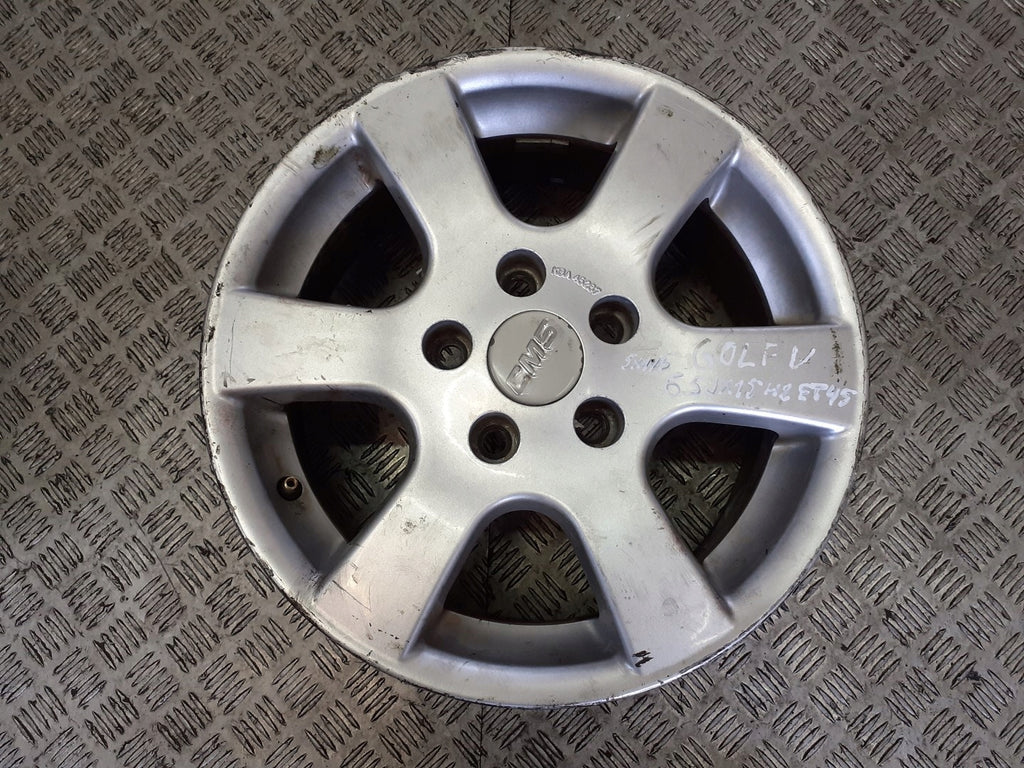 1x Alufelge 15 Zoll 6.5" 5x100 VW Golf V I Rim Wheel FEL1472241304yq