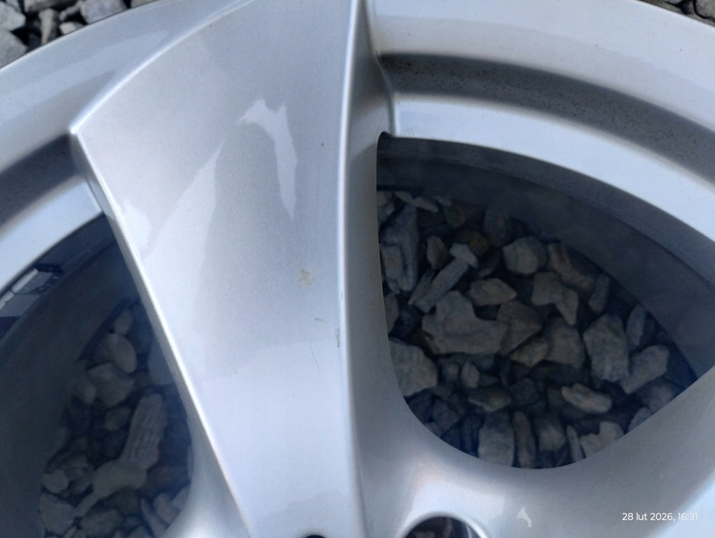 4x Alufelge 17 Zoll 7.5" 5x112 45ET Glanz Silber KBA48918 Rim Wheel FEL8363639795qk