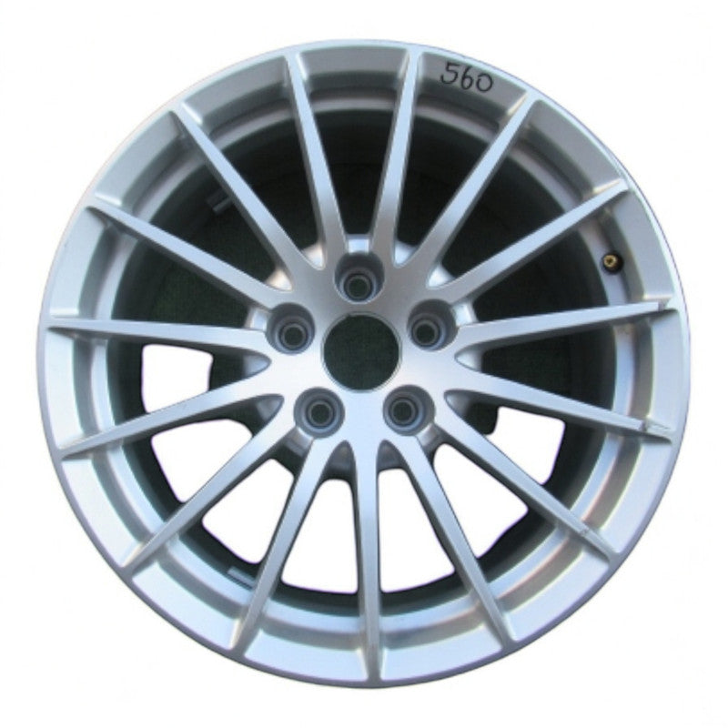 1x Alufelge 17 Zoll 7.5" 5x112 29ET Glanz Silber 8W0601025 Audi B9 Rim Wheel