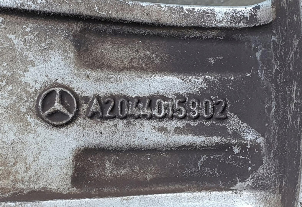 1x Alufelge 17 Zoll 7.5" 5x112 47ET Glanz Silber A2044015802 Mercedes-Benz X204 FEL1420677477oj