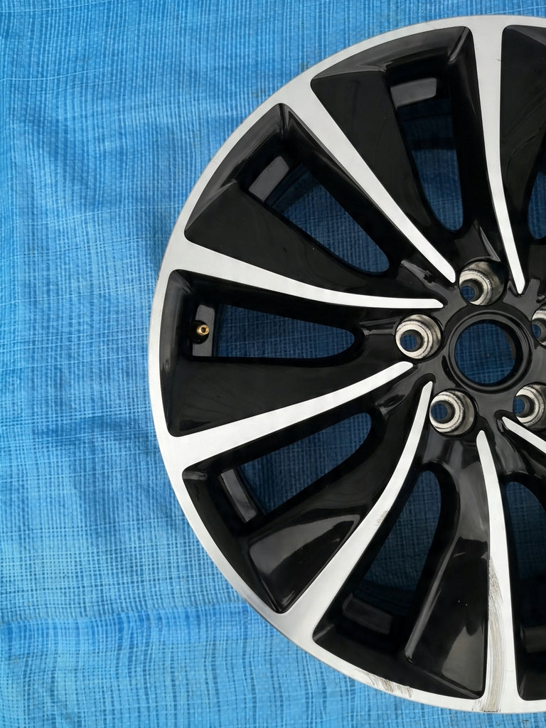 1x Alufelge 19 Zoll 7.0" 5x108 38ET Glanz Schwarz YP00174580 Opel Grandland X