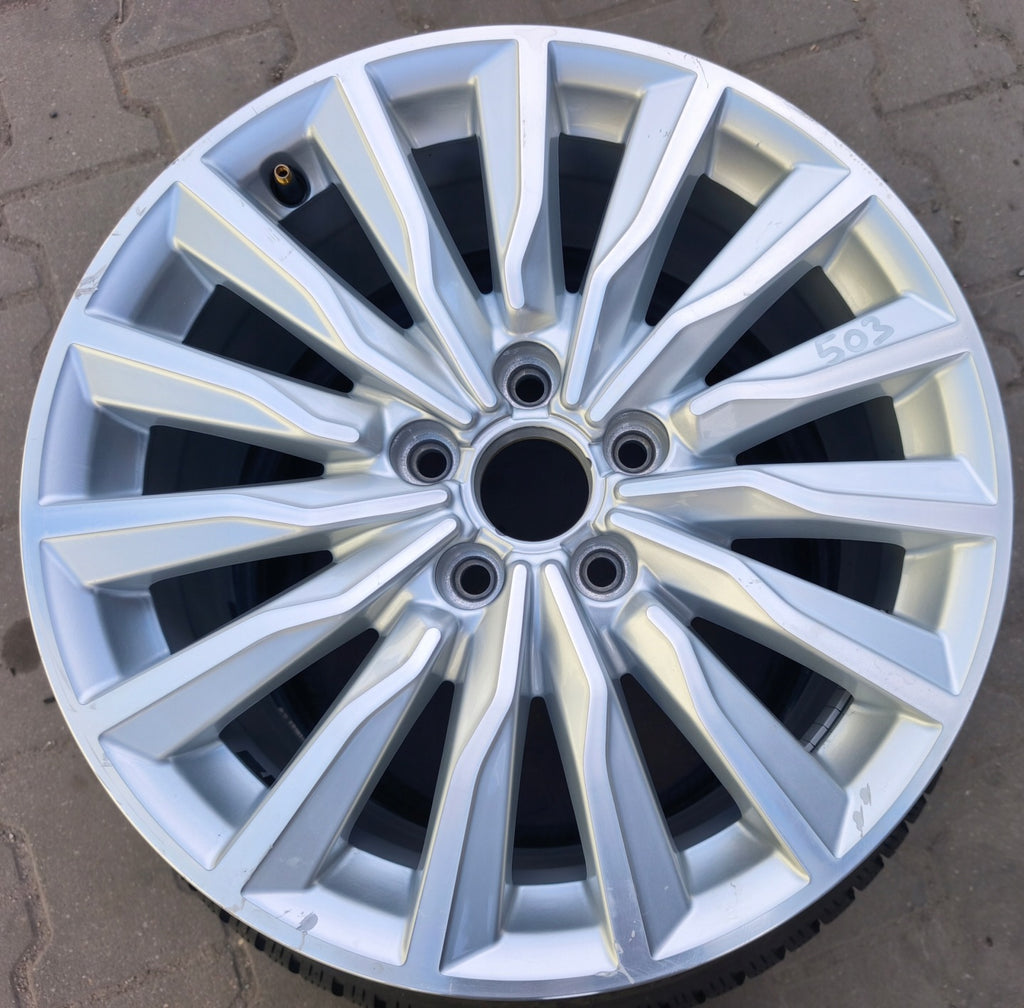 1x Alufelge 17 Zoll 7.5" 5x112 51ET Glanz Silber 8V0601025CB Audi A4 B6 C5 FEL3097914213we
