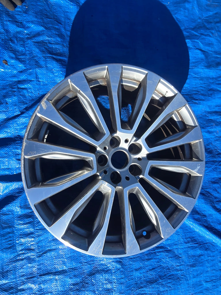 1x Alufelge 20 Zoll 9.5" 5x112 43ET Glanz Graphit 6877333 BMW X3 G01 G02 Mg FEL2788303408gi