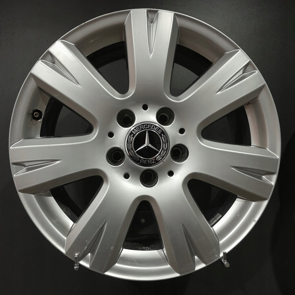 4x Alufelge 16 Zoll 7.0" 5x112 43ET Matt Silber A2044012602 Mercedes-Benz W204 FEL7037349896vk