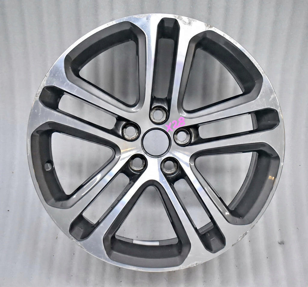 1x Alufelge 18 Zoll 7.5" 5x108 46ET Glanz Silber GX7M-1007-DB Jaguar Xe Xf Mg