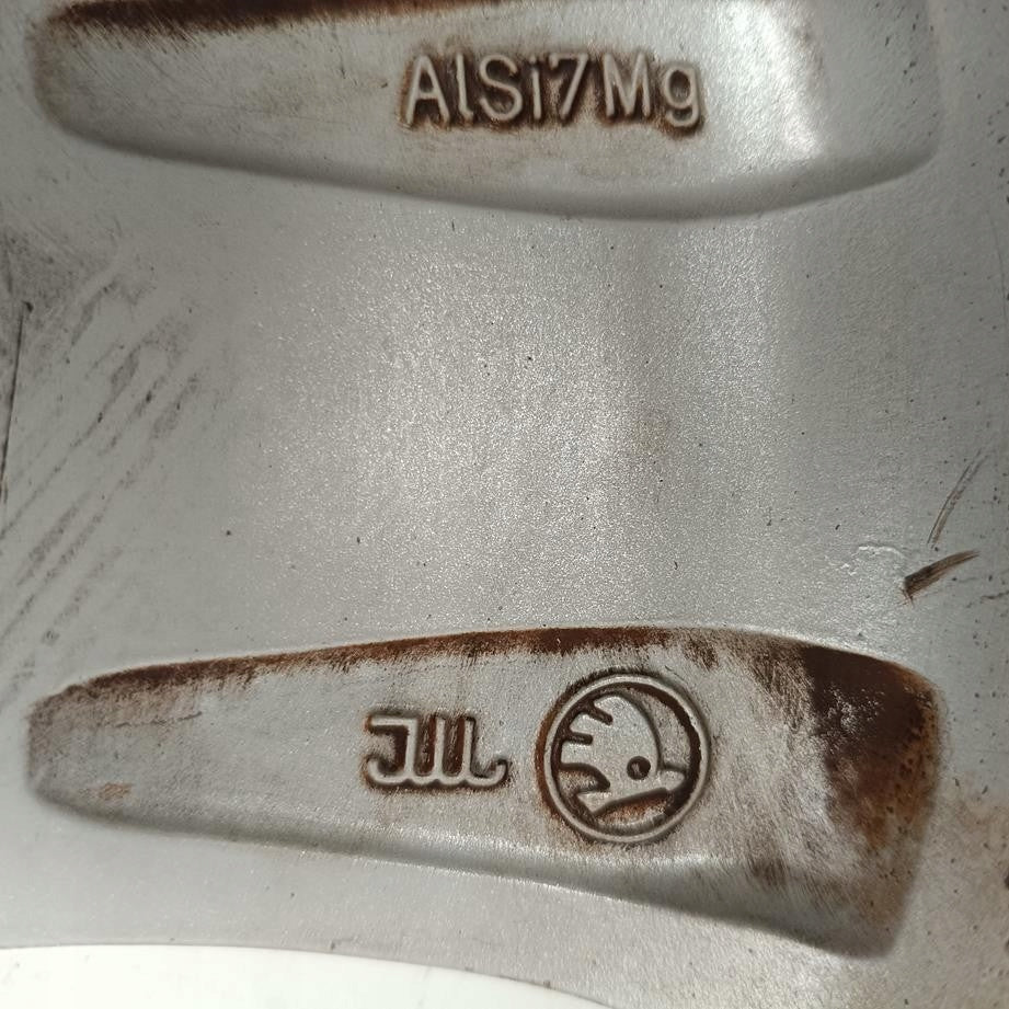 4x Alufelge 16 Zoll 6.5" 5x112 45ET Glanz Silber 3T0601025N Seat II Superb I FEL9525502371av