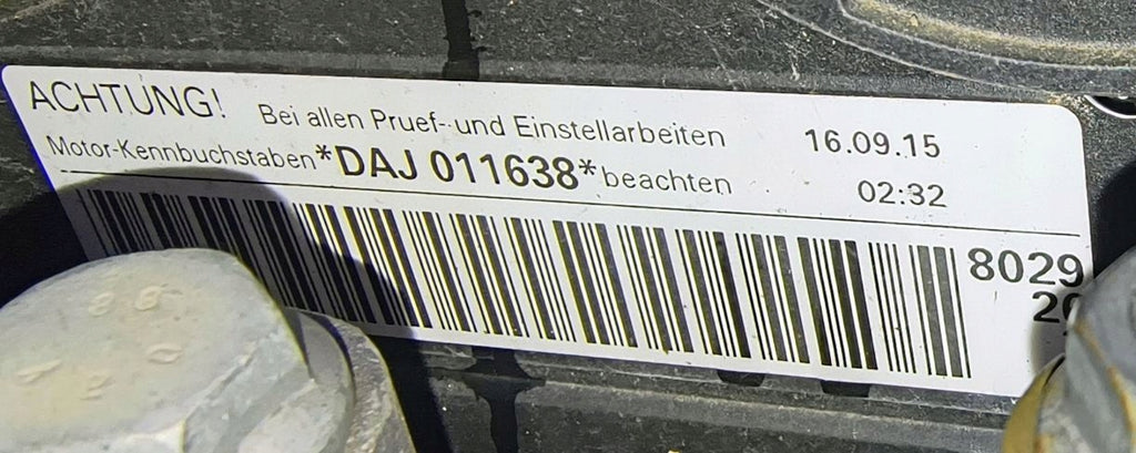 Motor Cupra Ibiza 06K100035E 1.8 TSI 192PS 141kW 98TKm 2015 Benzin Unkomplett