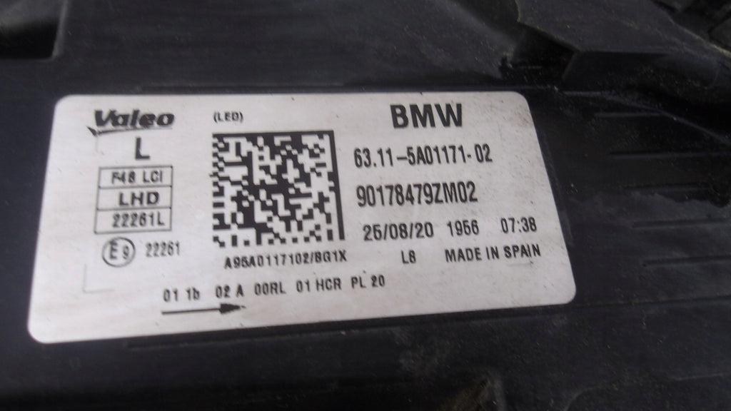 Frontscheinwerfer BMW X1 F48 5A01171-02 Full LED Links Scheinwerfer Headlight SCH8948783943ga