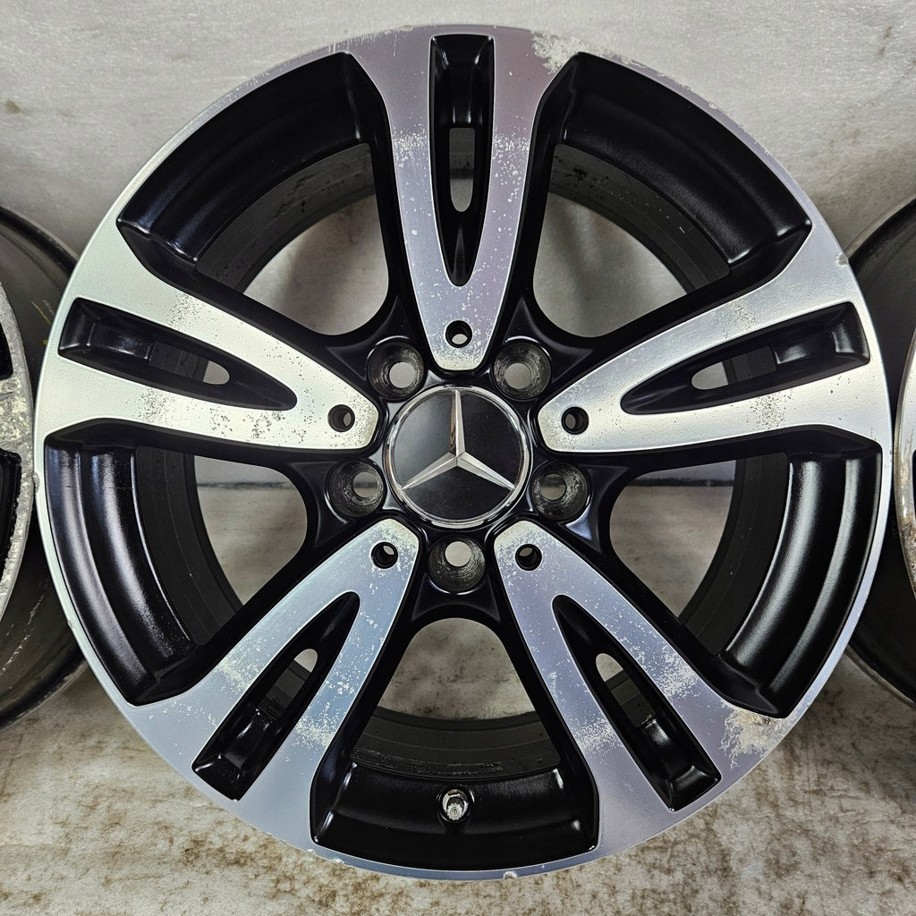 4x Alufelge 16 Zoll 6.5" 5x112 49ET A2464010000 Mercedes-Benz W177 W246 FEL2271772567rc