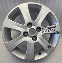 Laden Sie das Bild in den Galerie-Viewer, 1x Alufelge 15 Zoll 5.0&quot; 4x100 35ET 4250C006 Mitsubishi Space Star Rim Wheel