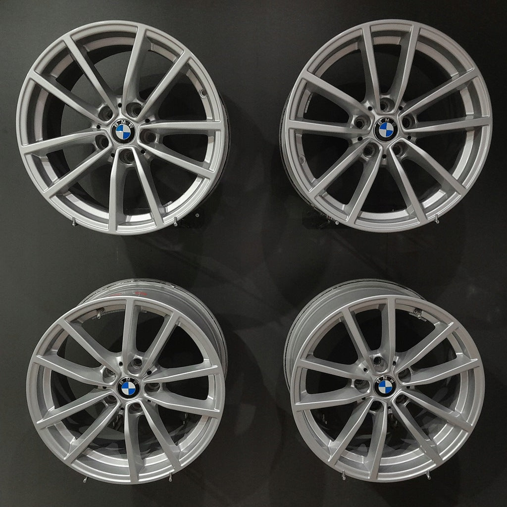 4x Alufelge 17 Zoll 7.5" 5x112 30ET Glanz Silber 6859025 BMW 3 G21 G20 Rim Wheel FEL9457612350fz
