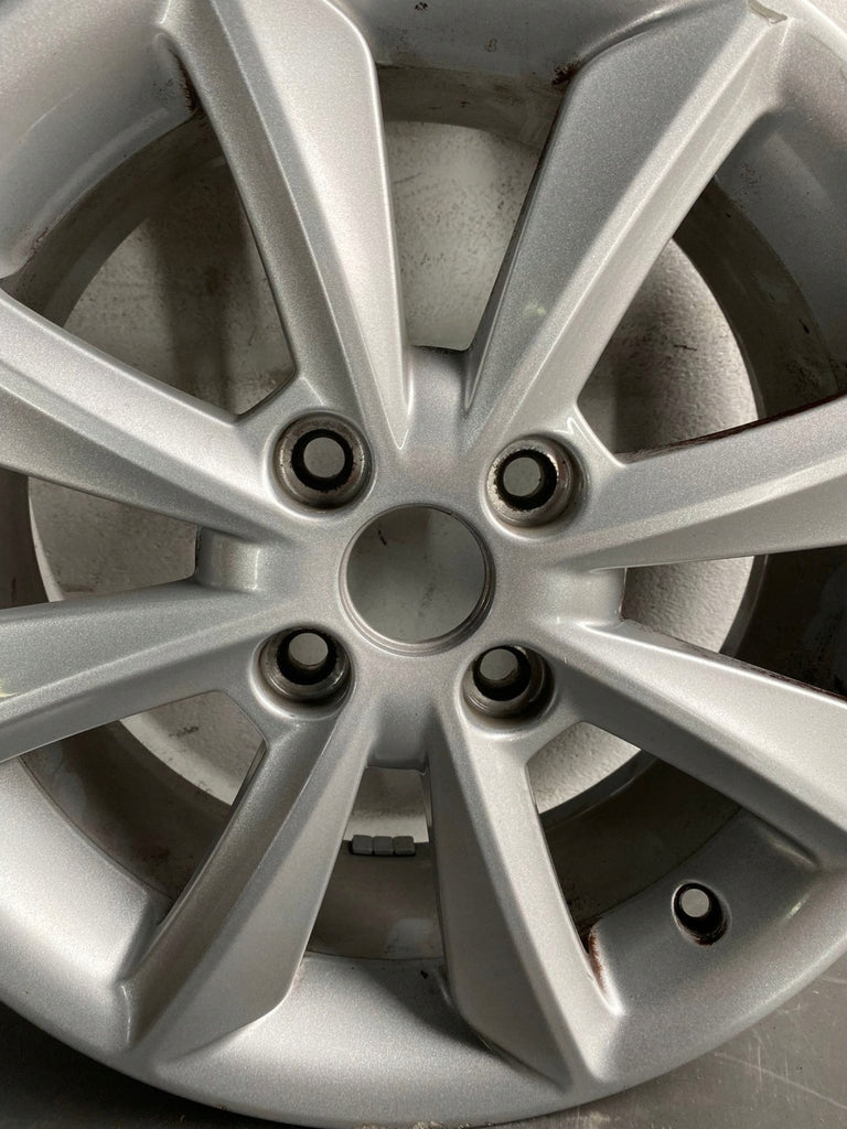 1x Alufelge 16 Zoll 6.5" 4x108 47 5ET Glanz Silber H1BJ-1007-C1A Ford Fiesta I FEL6585066119rm