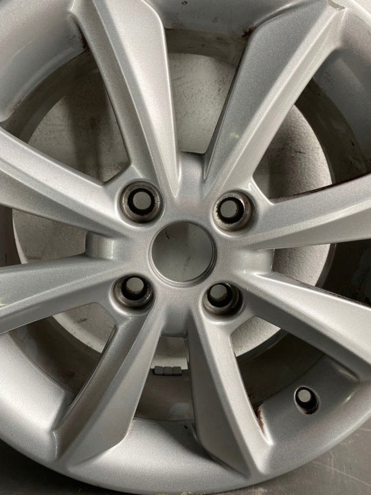 1x Alufelge 16 Zoll 6.5" 4x108 47 5ET Glanz Silber H1BJ-1007-C1A Ford Fiesta I FEL6585066119rm