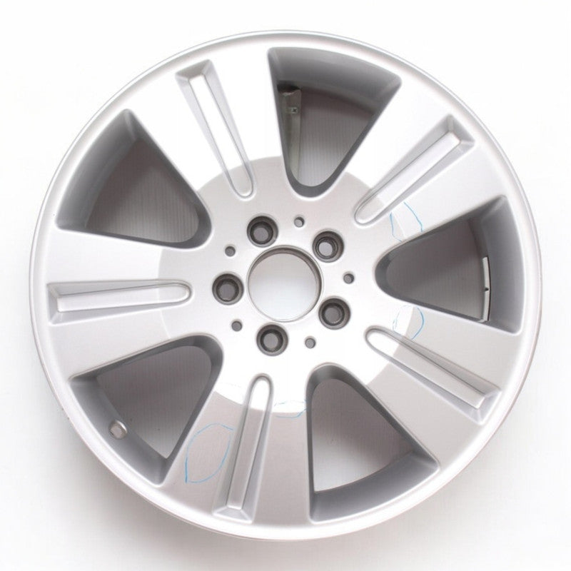 1x Alufelge 18 Zoll 8.0" 5x112 60ET Glanz Silber A1644014602 Mercedes-Benz W164