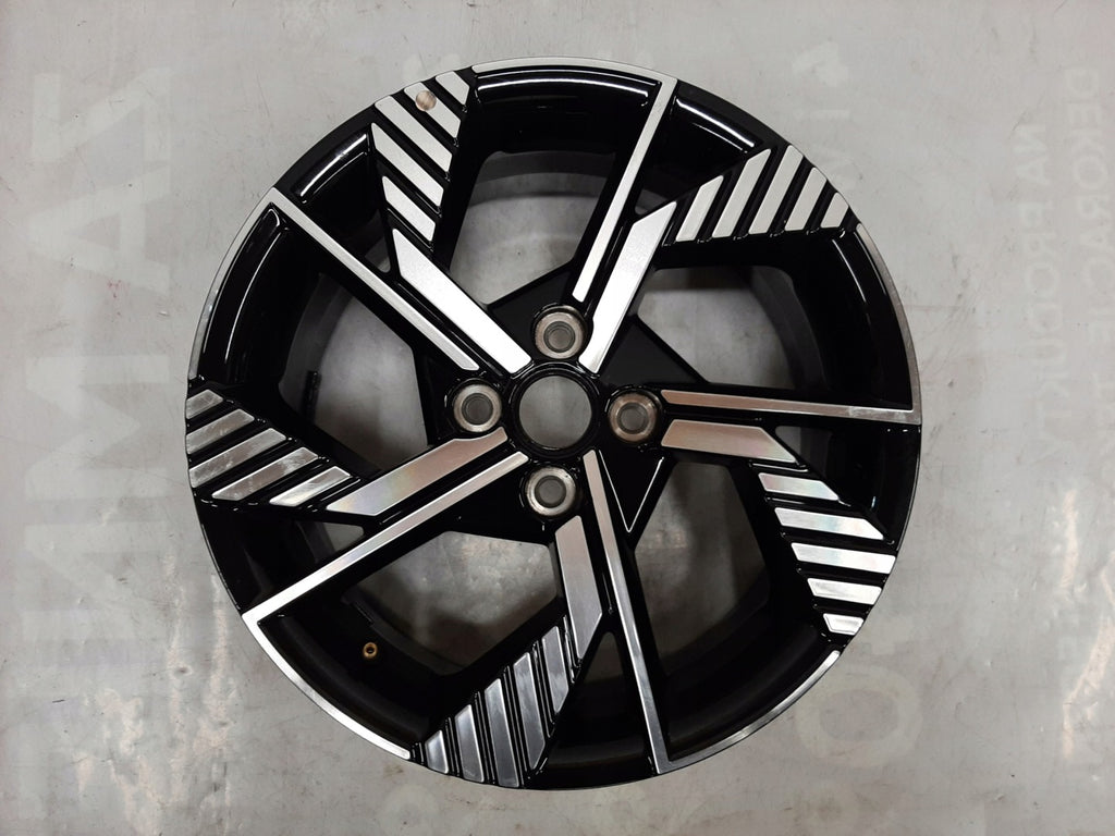 1x Alufelge 16 Zoll 6.5" 4x100 48ET Glanz Schwarz 52910-K7700 Hyundai I10 Iii FEL4095776127ys