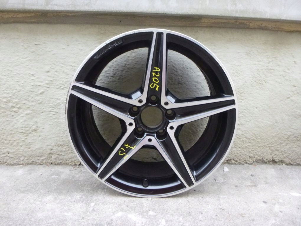 1x Alufelge 18 Zoll 8.5" 5x120 49ET Mercedes-Benz A205 Rim Wheel