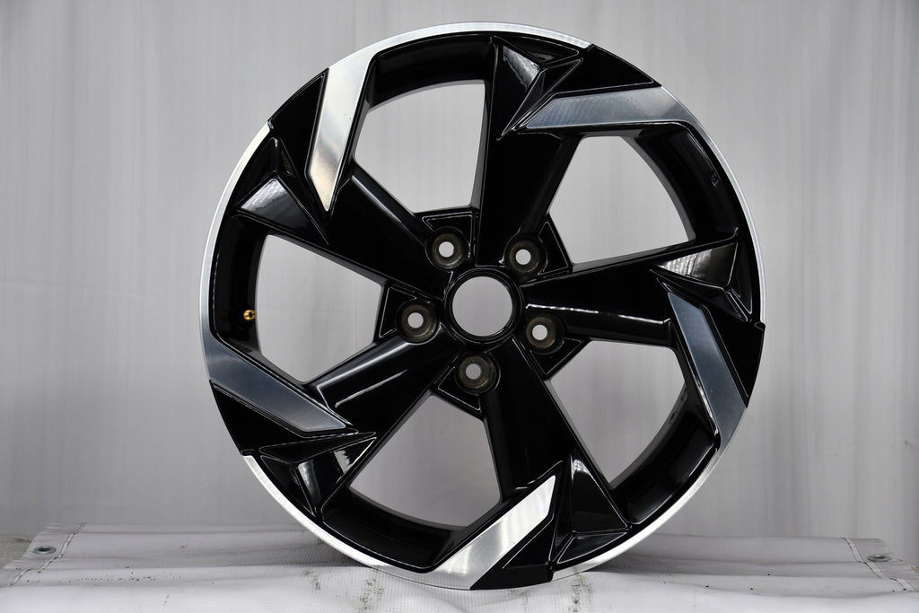 1x Alufelge 17 Zoll 7.0" 5x114.3 35ET Glanz Schwarz AC4CH-T6 Nissan 1 Rim Wheel