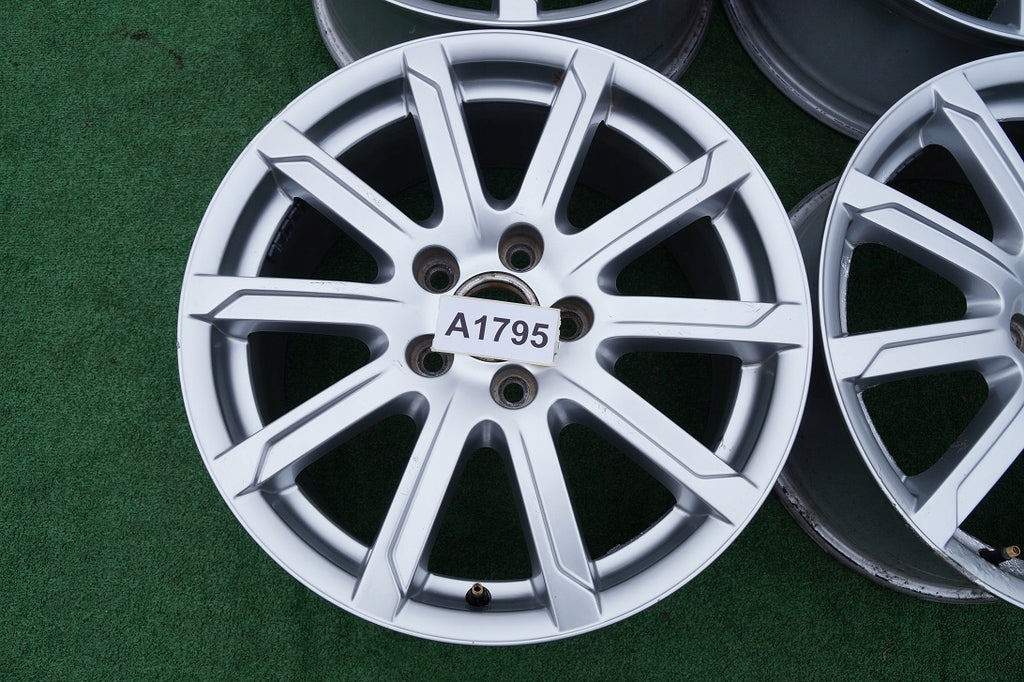 4x Alufelge 17 Zoll 7.5" 5x112 56ET Glanz Silber 8P0601025BG Audi A3 Rim Wheel FEL9191366382cw