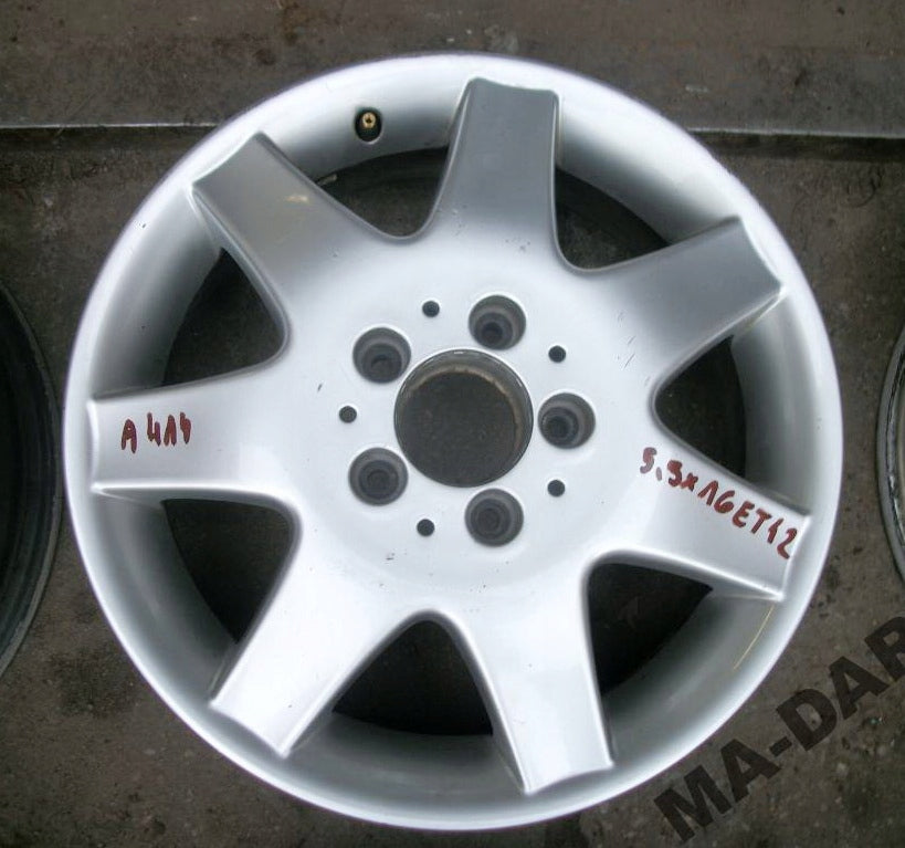 1x Alufelge 16 Zoll 5.5" 5x112 42ET Glanz Silber A4144010302 Mercedes-Benz Vaneo FEL5255089922ma