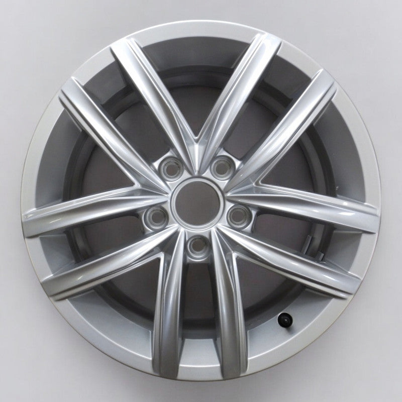 1x Alufelge 16 Zoll 6.5" 5x112 46ET Glanz Silber 5G0601025BP VW Golf Vii