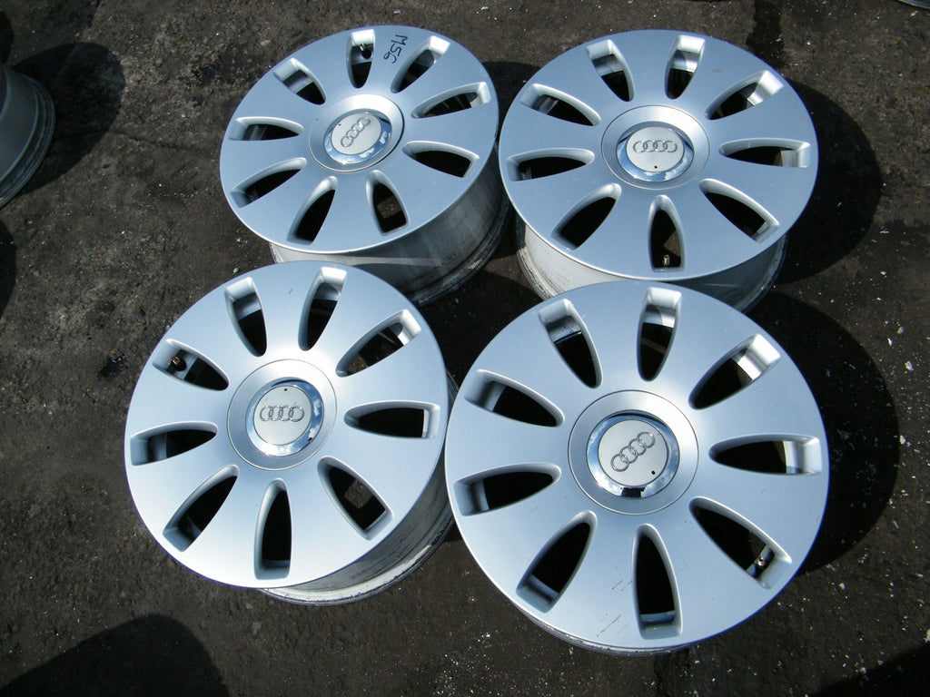 1x Alufelge 16 Zoll 7.0" 5x112 42ET Glanz Silber 8T0601025B Audi B6 B7 Rim Wheel