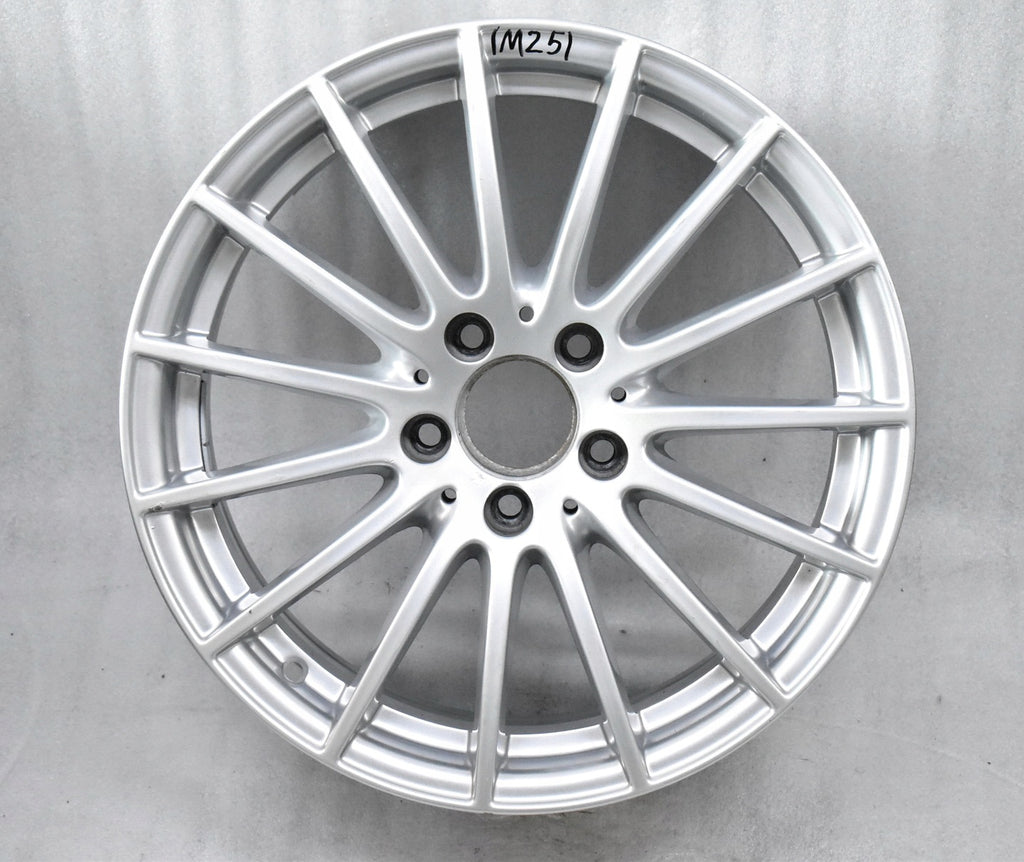 1x Alufelge 17 Zoll 8.0" 5x112 41ET Glanz Silber A2224010002 Mercedes-Benz W222