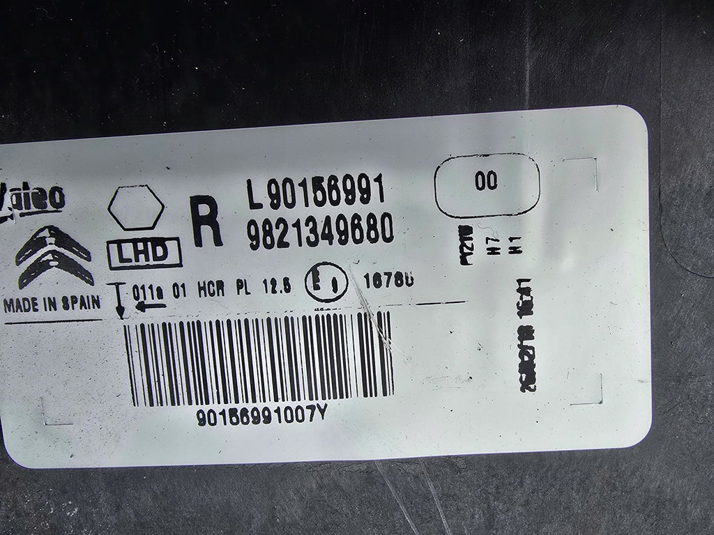 Frontscheinwerfer Citroën C4 Cactus 9821349680 Rechts Scheinwerfer Headlight SCH5944678008ww