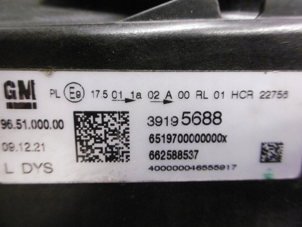 Frontscheinwerfer Opel Astra 39195688 LED Links Scheinwerfer Headlight SCH6994427971aw