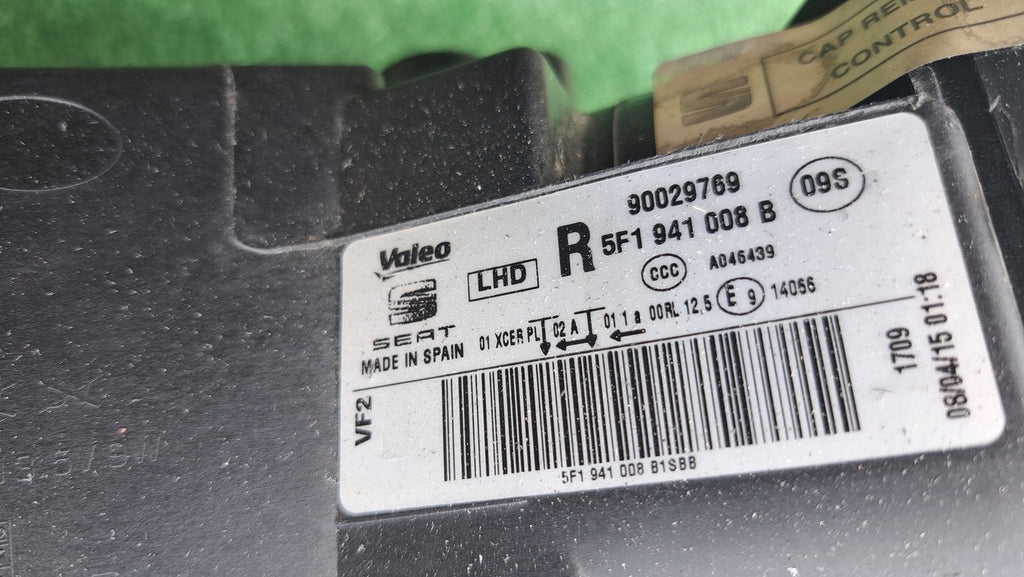 Frontscheinwerfer Seat Leon 5f1 5F1941008B LED Rechts Scheinwerfer Headlight