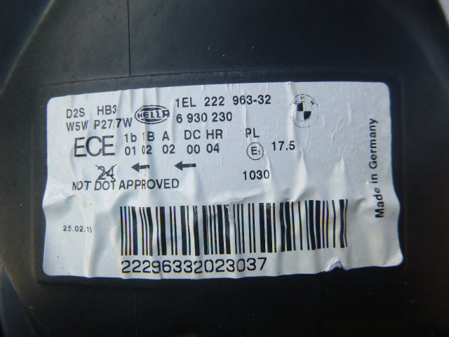 Frontscheinwerfer BMW X5 E53 22296332023037 Xenon Rechts Scheinwerfer Headlight SCH5342690638lk